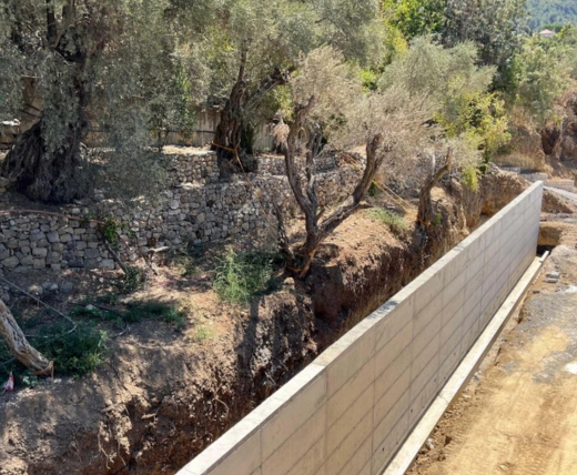 Stone terrace works — Imad AbdelSamad Ammatour El Chouf Group Four