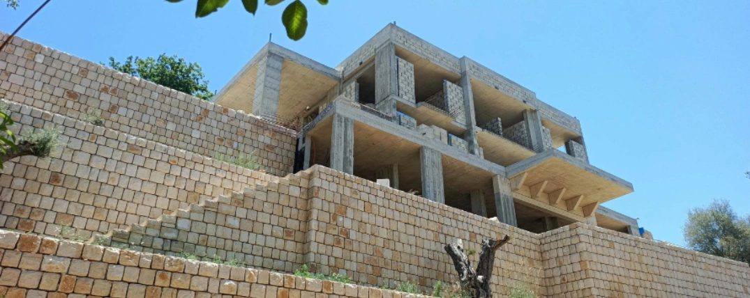 Structural works progress — Imad AbdelSamad villa Ammatour El Chouf Group Four