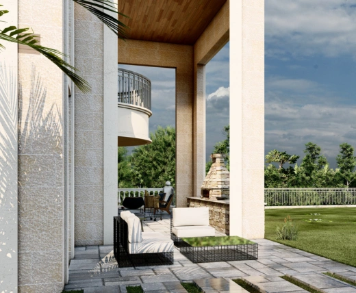 Hallway design — Imad AbdelSamad villa Ammatour Group Four