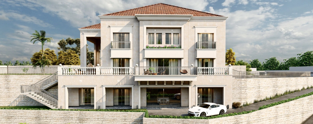 Interior design render — Imad AbdelSamad villa Ammatour El Chouf Group Four
