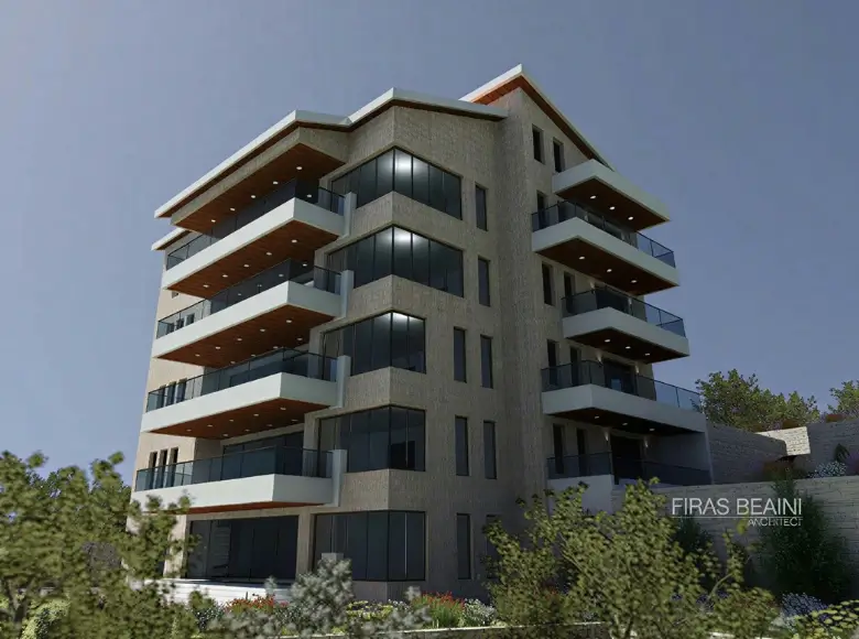 Rodwan Beaini luxury 3-stage residential building Mazraat El Chouf — Group Four construction company Lebanon