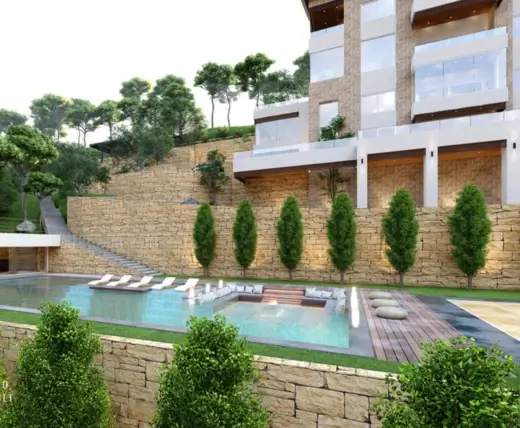 Interior finishing detail Firas Breish building El Chouf — Group Four