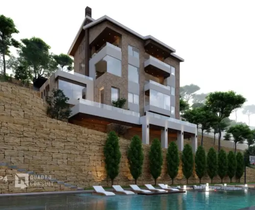 Firas Breish residential building construction Ain Qani El Chouf Lebanon — Group Four construction company