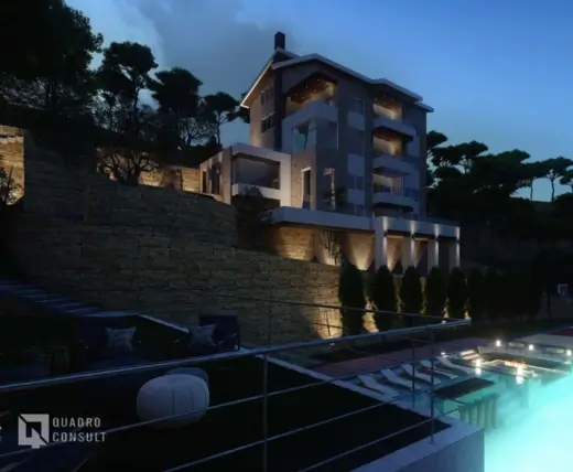 Exterior balcony and roofline Firas Breish Ain Qani Group Four