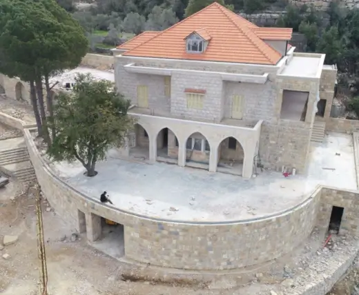 Finishing phase Dr. Iman Abou Shakra residence Lebanon — Group Four