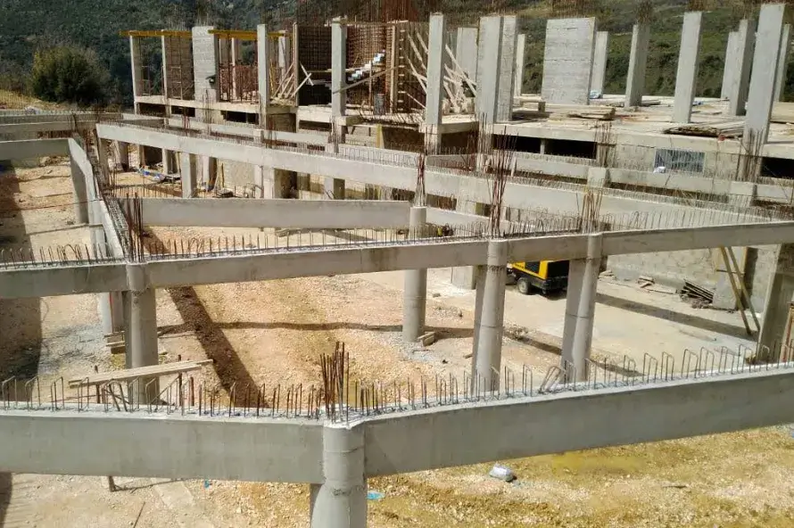 Concrete works phase — Kamil Bou Ghanem Ramliyeh Group Four