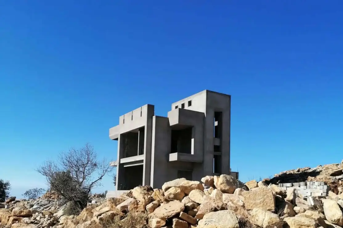 Louay Beaini villa foundation and structural works — Mazraa El Chouf Group Four construction company Lebanon