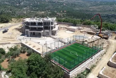 Zeinedinne villa site road construction and access works Botmi El Chouf — Group Four