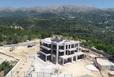 Zeinedinne villa landscaping and final site work Botmi El Chouf Lebanon — Group Four construction