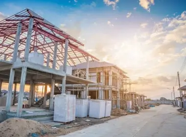 Group Four commercial construction project — steel frame office building Beirut and Mount Lebanon